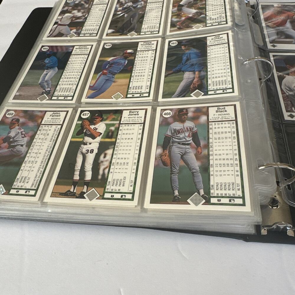 1989 Upper Deck Baseball Card Lot 187 Cards Vintage MLB Collection Great CondL1